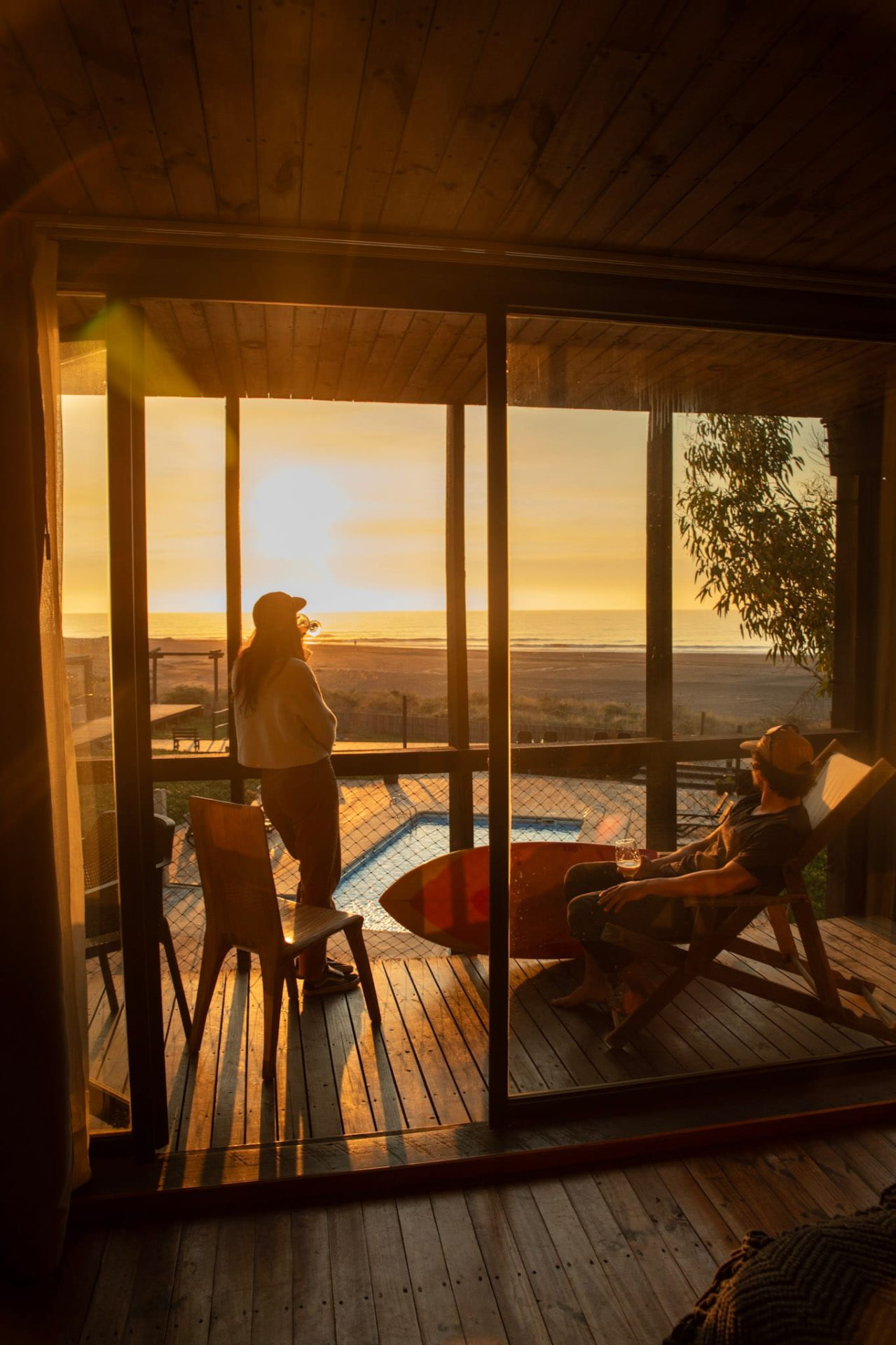 Atardecer desde la habitación