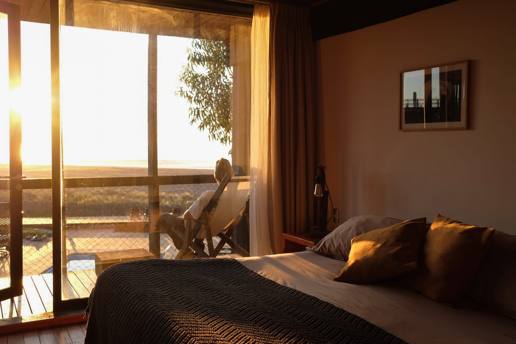 Suite Vista al Mar al atardecer